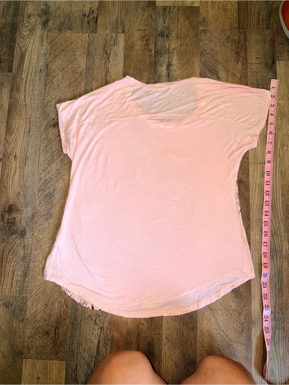 B.L.E.U. Light Pink Paris Graphic Short Sleeve Tee - Picture 2 of 4